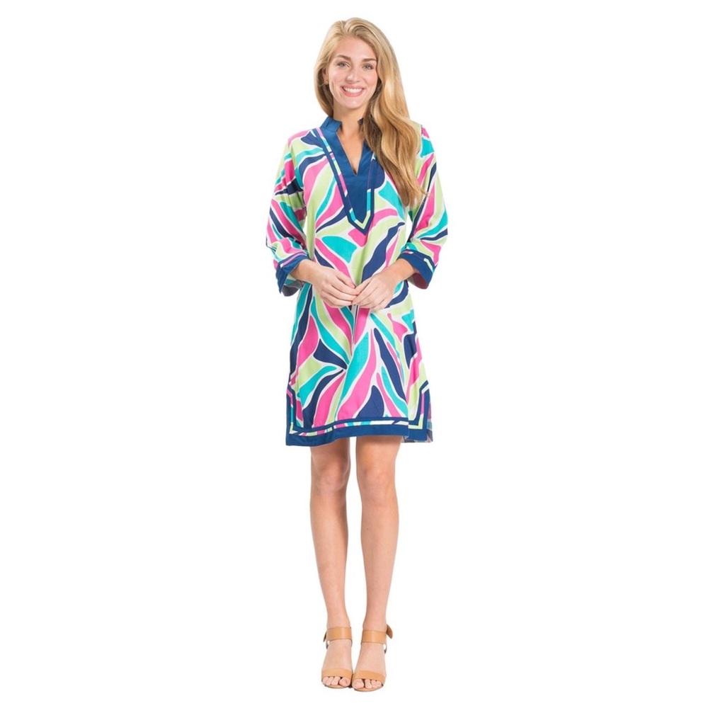 Escapada Women’s Mimi Tunic Multicolor Sheath Dress Medium